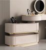 Modern Luxurious Golden Metal Frame Dresser Set / Lixra