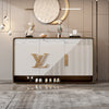 Italian Light Luxurious Golden Finish Buffet Table / Lixra