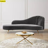 Enchanting Elegant Modern Velvet Fabric Chaise Longue Sofa - Lixra