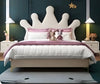 Princess Crown Fabric Children's Bed / Lixra