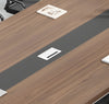 Inventive Wooden Conference Desk / Lixra
