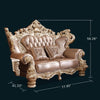 European Design Sofa Set With Combination of Premium Leather And Solid Wood / Lixra