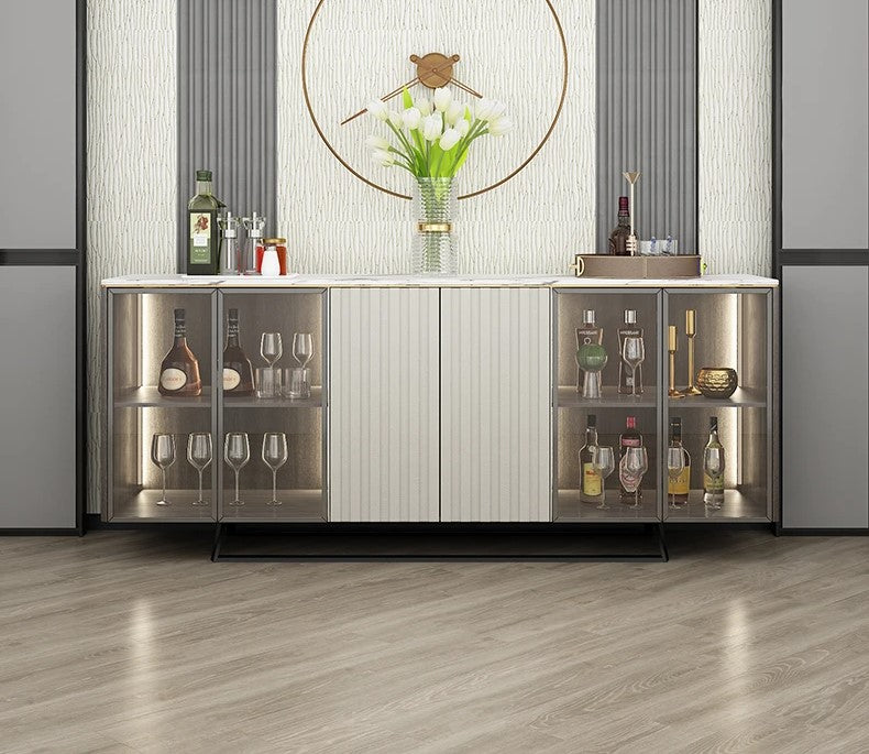 Aesthetic Excellence Modern Wine Cabinet with Ample Storage / Lixra