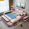 Modern Multifunctional Astonishing Leather Bed / Lixra