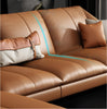 Exquisite Design Arc-Shaped Leather Sectional Sofa / Lixra