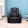 Luxury Electric Leather Theatrical Recliner Chair / Lixra