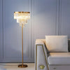 Golden Floor LED Lamp For Living Room / Lixra