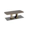 Metal Base Marble Dining Table Set