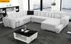 Contemporary Futuristic Design Leather Recliner Sofa / Lixra