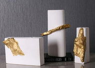 Glamorous Golden Touch Ceramic Vase / Lixra
