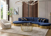 Luxora Dual Color Tufted Fabric Sofa Set