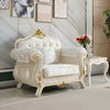 Liville European Velvet Fabric Tufted Sofa Set / Lixra