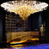 Crystal Stone LED Chandelier For Living Room / Lixra