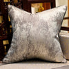 Shiny Silver And Purple Pillow Cover / Lixra