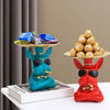 Fashionable Tray-Top Resin Statue/ Lixra