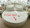 Microfiber Embroidered White Bedding Set