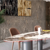 Oval Marble Dining Room Set / Lixra