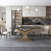Elite Modern Marble Dining Table Set / Lixra