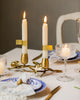Nature Inspired Metal Candlestick Holder / Lixra