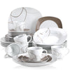 30-Piece Ceramic Kitchen Dinnerware Set for 6 / Lixra