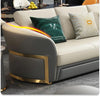 Dual Color Upholstered 3-2-1 Leather Sofa Set / Lixra