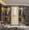 Light Luxury Storage Wooden & Glass Door Wardrobe / Lixra