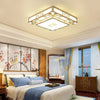 Luxurious Gold Square LED Ceiling Light / Lixra