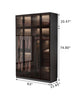 Ingenious Luxury Glass Door Wardrobe/ Lixra