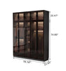 Ingenious Luxury Glass Door Wardrobe/ Lixra