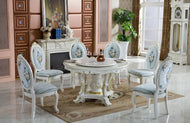 Brusten Antique European Round Dining Table Set / Lixra