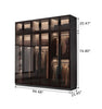 Ingenious Luxury Glass Door Wardrobe/ Lixra