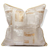 Metallic Shiny Square Pillow Covers / Lixra