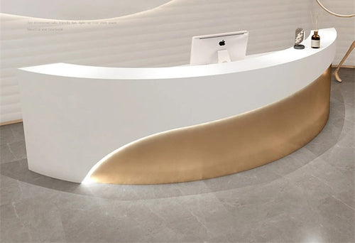 Ultra Modern Luxurious Office Reception Desk / Lixra