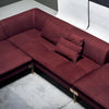 Velvet Fabric Sectional Sofa for Living-Room / Lixra