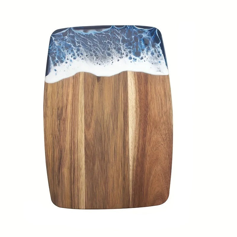 Modern Design Resin Spliced Wooden Cutting Board / Lixra