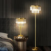 Golden Floor LED Lamp For Living Room / Lixra