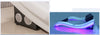 Modern Wave Design LED Leather Bed / Lixra