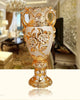 European Golden Accents Porcelain Flower Floor Vase / Lixra