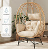 Egg Shaped Fabric Rattan Outdoor Sofa Chair / Lixra