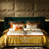 Luxurious Embroidered 100% Cotton Fabric Bedding Sets / Lixra