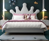 Princess Crown Fabric Children's Bed / Lixra