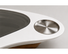 Modern Curved Glass Top Coffee Table / Lixra
