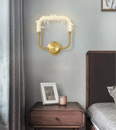 Crystal Design Square Shape Wall Sconce / Lixra