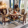Brusten European Round Marble Dining Table Set / Lixra