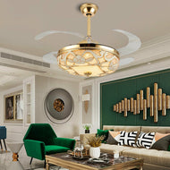Modern Ceiling Fan With LED-Lights / Lixra