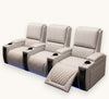Modern Power Reclining LED Leather Sofa Set / Lixra