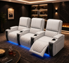 Modern Power Reclining LED Leather Sofa Set / Lixra