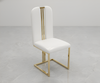Italian Marble Rectangular Dining Table Set