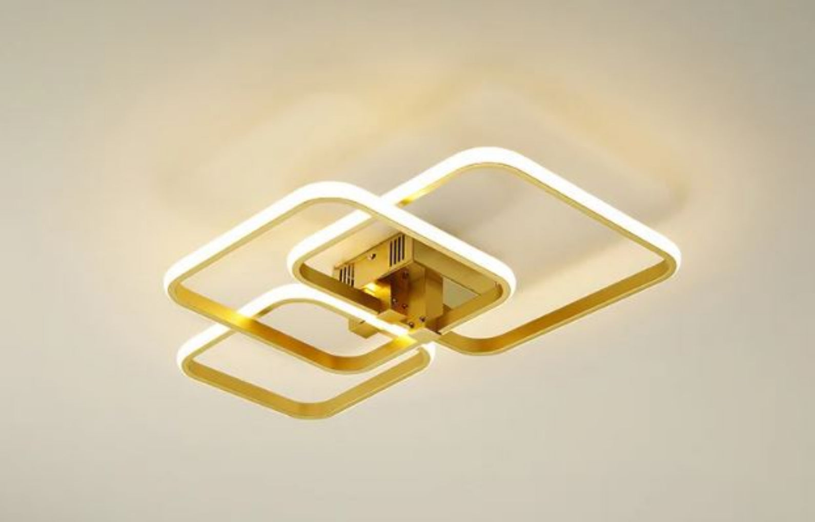 Square-Shaped Remote Control Ceiling Light for Modern Rooms - Lixra.com