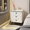 Modern Glossy Finish Wooden Nightstand / Lixra